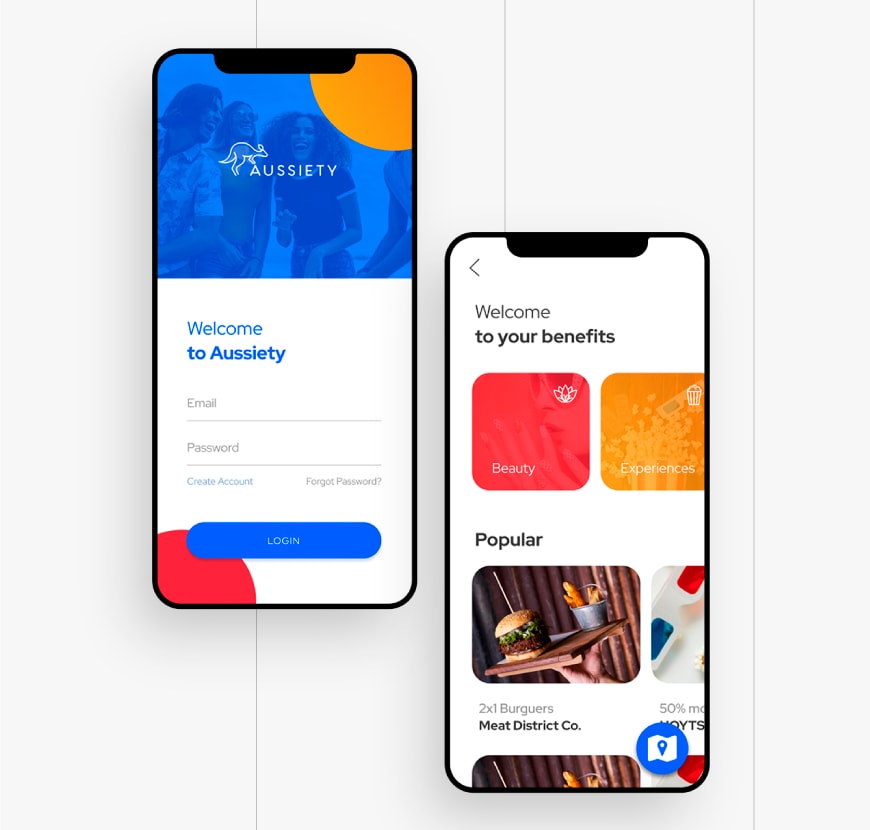 Diseño App Móvil para Aussiety