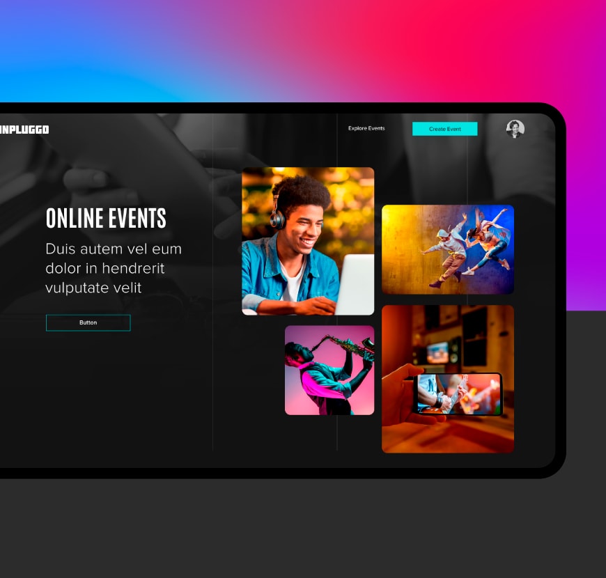 Diseño Web para Unpluggd